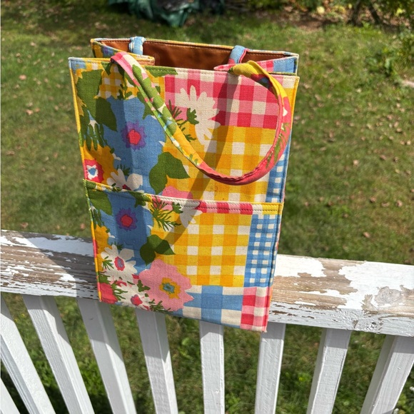 Margaret Smith Floral Patchwork Tote Bag - Picture 1 of 4